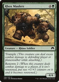 Rhox Maulers, Magic Origins