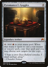 Pyromancer's Goggles, Magic Origins