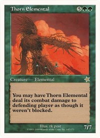Thorn Elemental (Starter 1999), Oversize Cards