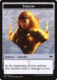 Emblem - Chandra, Roaring Flame, Magic Origins