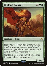 Outland Colossus, Magic Origins