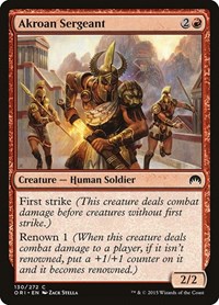 Akroan Sergeant, Magic Origins