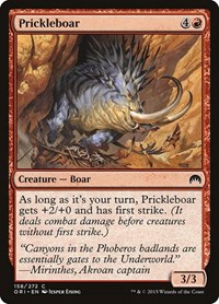 Prickleboar, Magic Origins