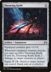 Throwing Knife, Magic Origins