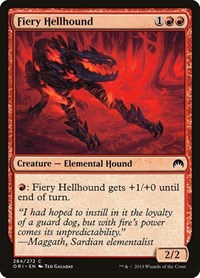 Fiery Hellhound, Magic Origins