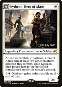 Kytheon, Hero of Akros, Prerelease Cards