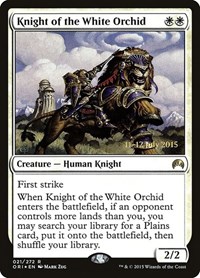 Knight of the White Orchid, Prerelease Cards
