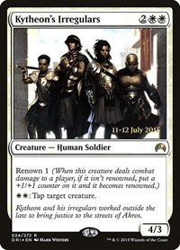 Kytheon's Irregulars, Prerelease Cards