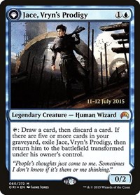 Jace, Vryn's Prodigy, Prerelease Cards