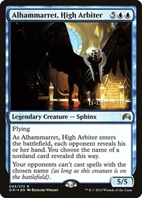 Alhammarret, High Arbiter, Prerelease Cards