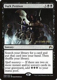 Dark Petition, Prerelease Cards