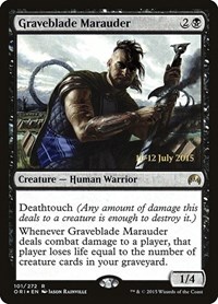 Graveblade Marauder, Prerelease Cards
