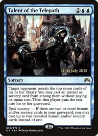 Talent of the Telepath, Prerelease Cards