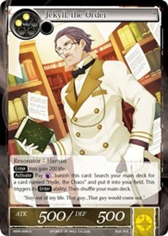 Jekyll, the Order, Standard, front
