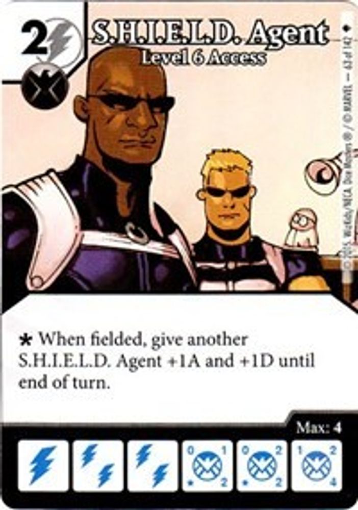 S.H.I.E.L.D. Agent - Level 6 Access, Standard, front