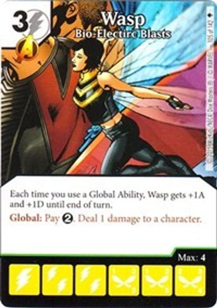 Wasp - Bio-Electric Blasts, Standard, front