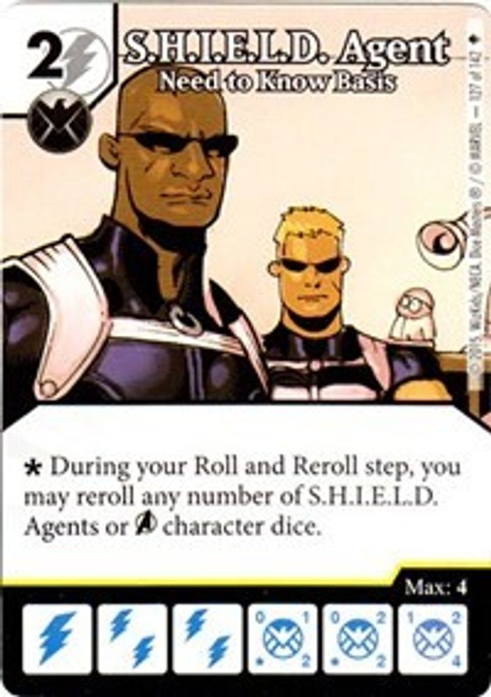 S.H.I.E.L.D. Agent - Need to Know Basis, Standard, front