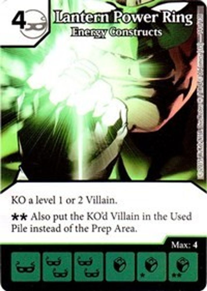 Lantern Power Ring - Energy Constructs, Standard, front