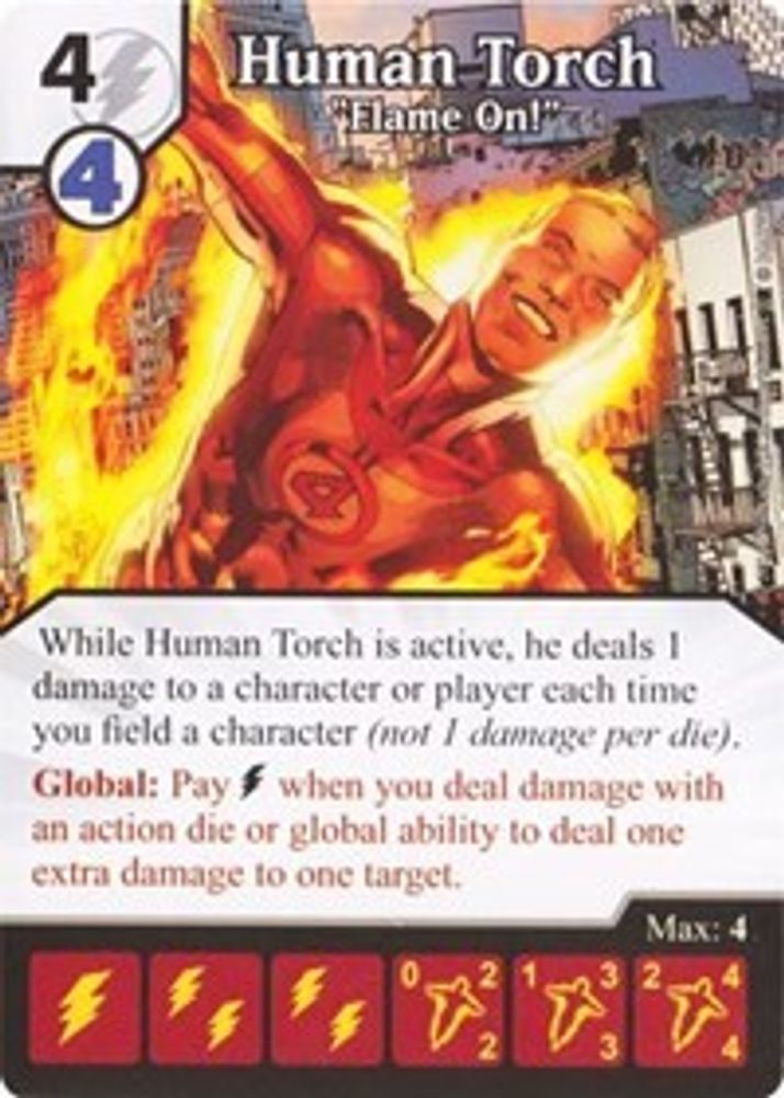 Human Torch - "Flame On!", Standard, front