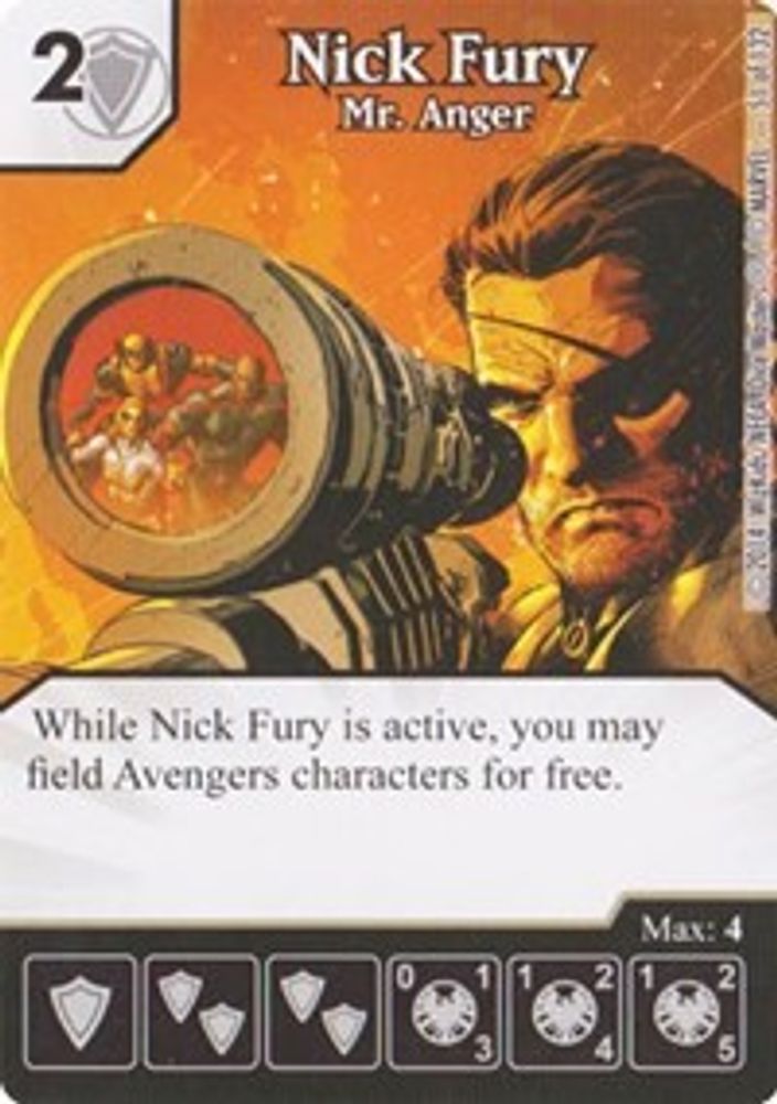Nick Fury - Mr. Anger, Standard, front