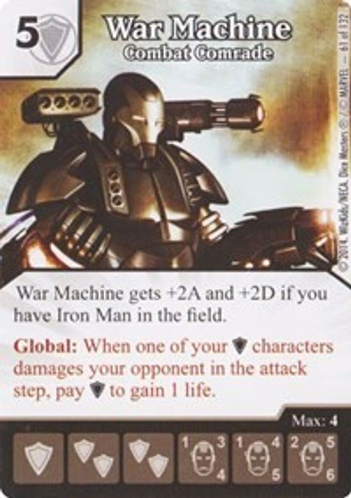 War Machine - Combat Comrade, Standard, front