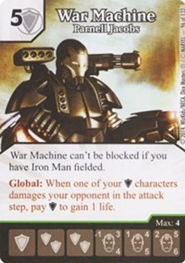 War Machine - Parnell Jacobs, Standard, front
