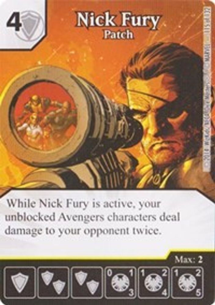 Nick Fury - Patch, Standard, front