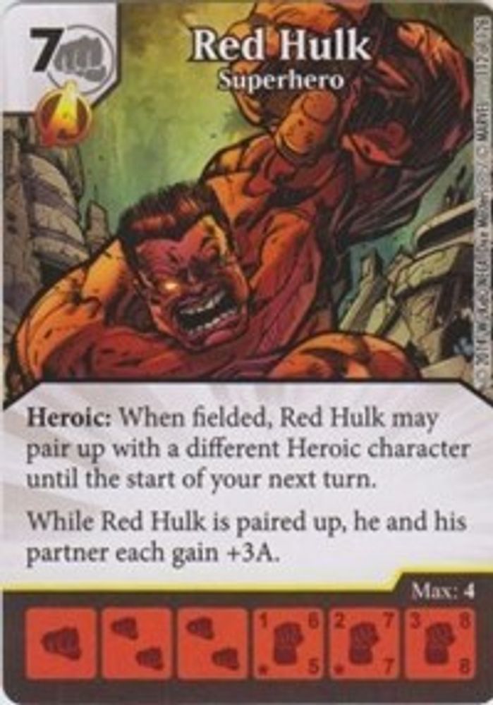 Red Hulk - Superhero, Standard, front
