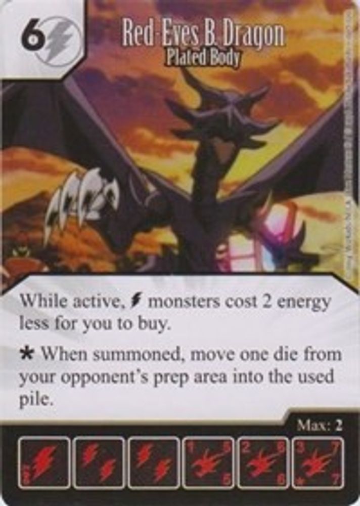 Red-Eyes B. Dragon - Plated Body, Standard, front