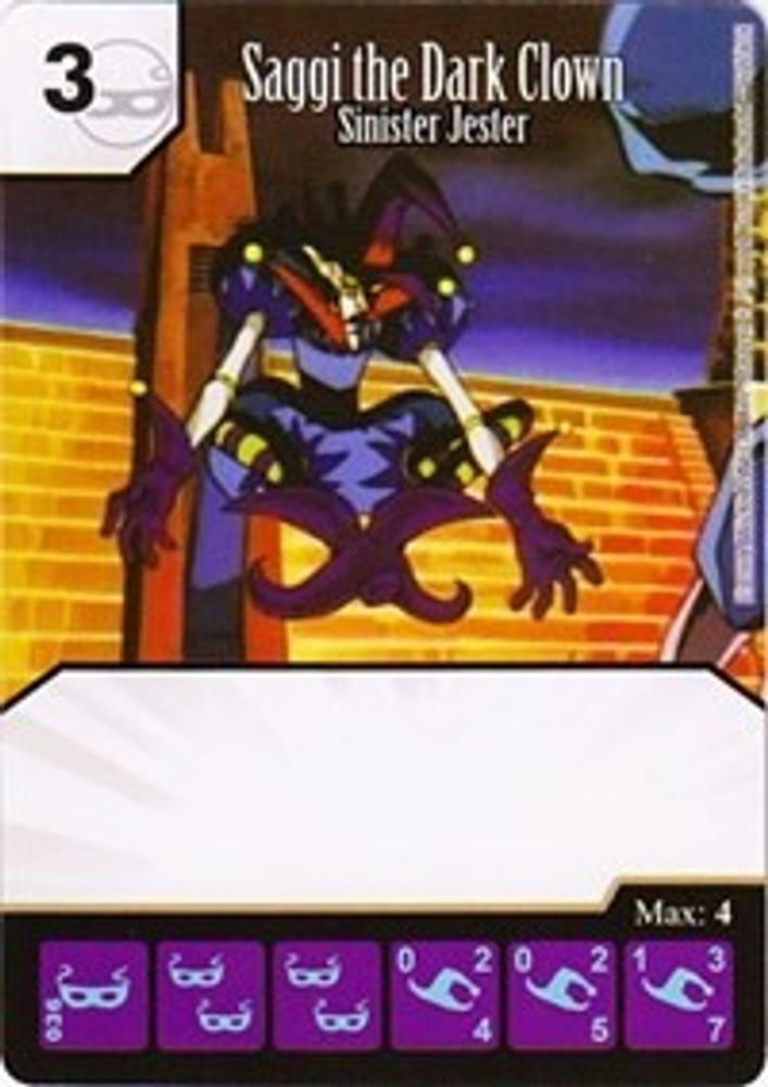 Saggi the Dark Clown - Sinister Jester, Standard, front