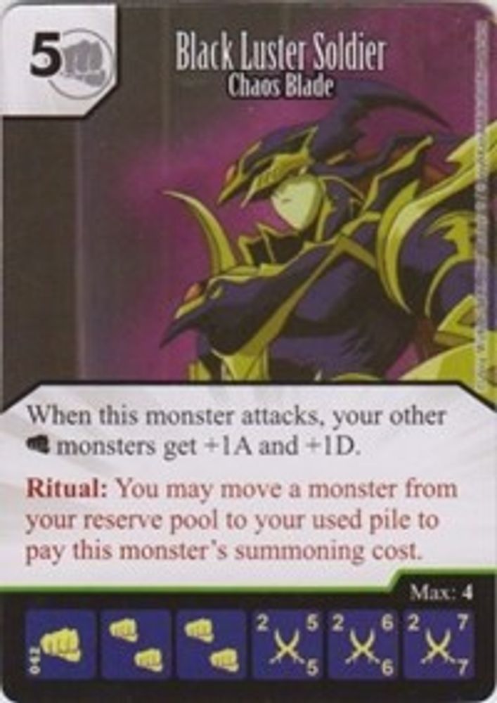 Black Luster Soldier - Chaos Blade, Standard, front
