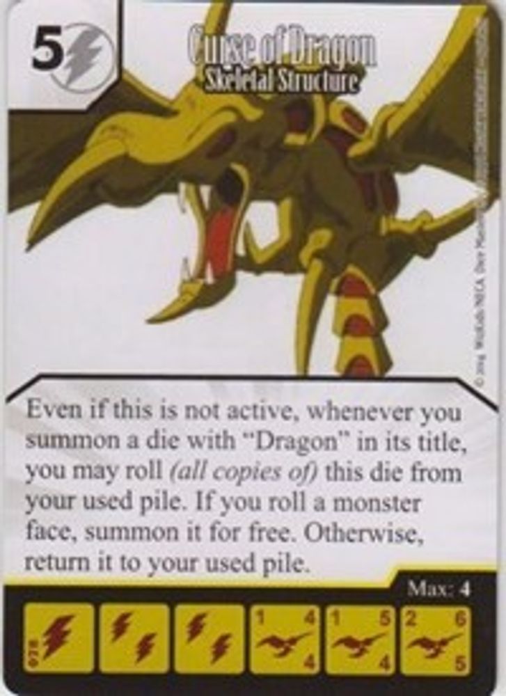 Curse of Dragon - Skeletal Structure, Standard, front