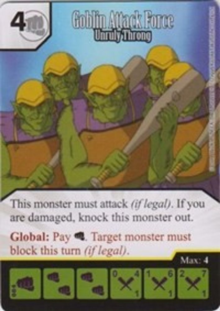 Goblin Attack Force - Unruly Throng, Standard, front
