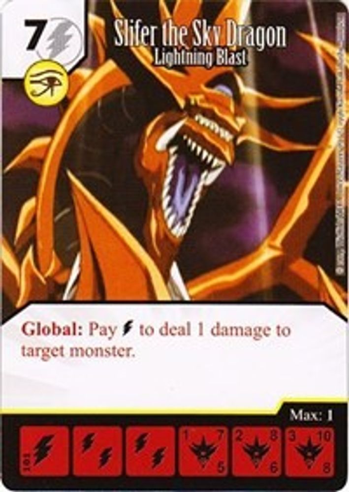 Slifer the Sky Dragon - Lightning Blast, Standard, front