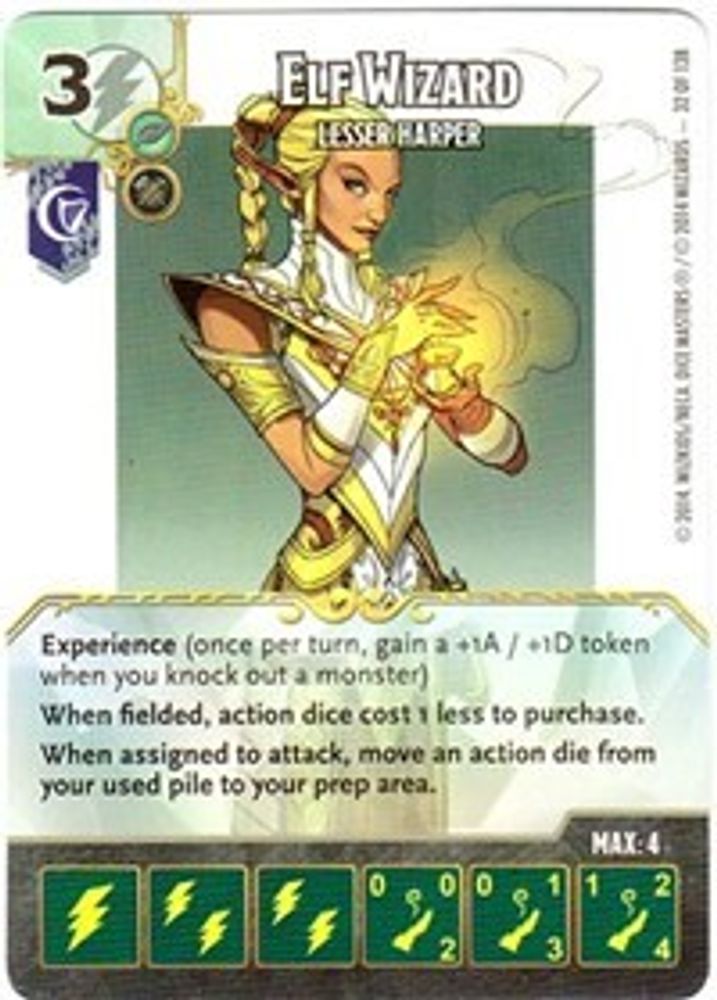Elf Wizard - Lesser Harper, Standard, front