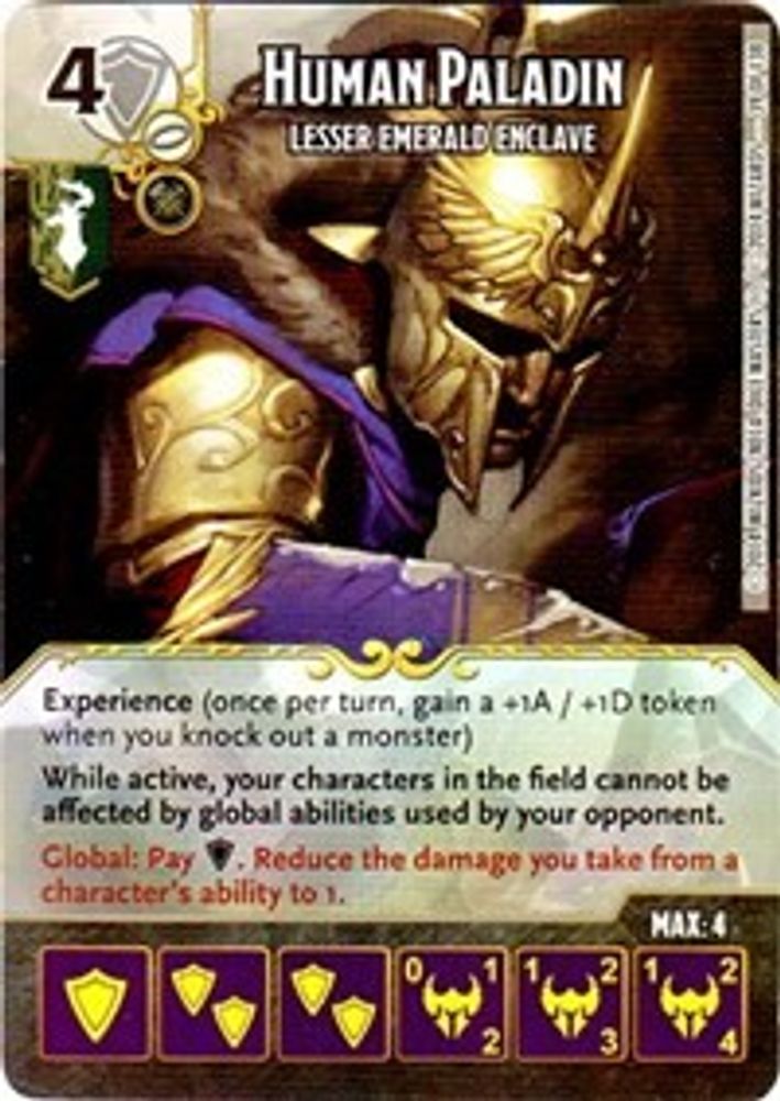Human Paladin - Lesser Emerald Enclave, Standard, front