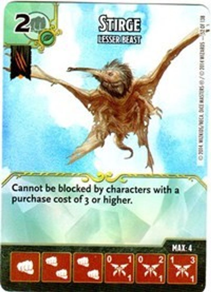Stirge - Lesser Beast, Standard, front
