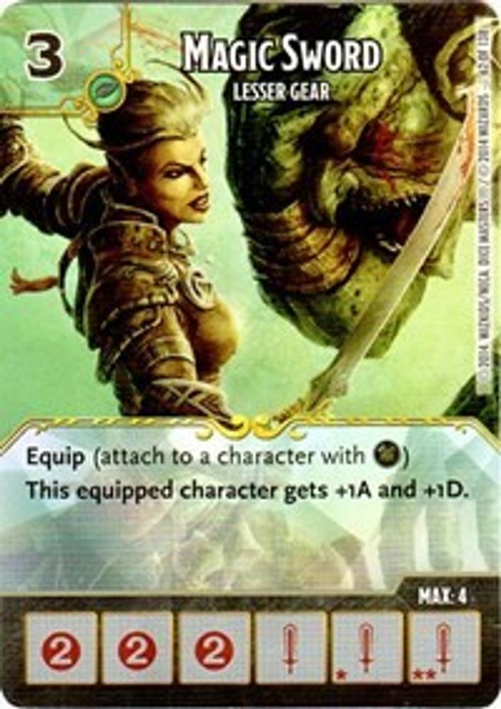Magic Sword - Lesser Gear, Standard, front