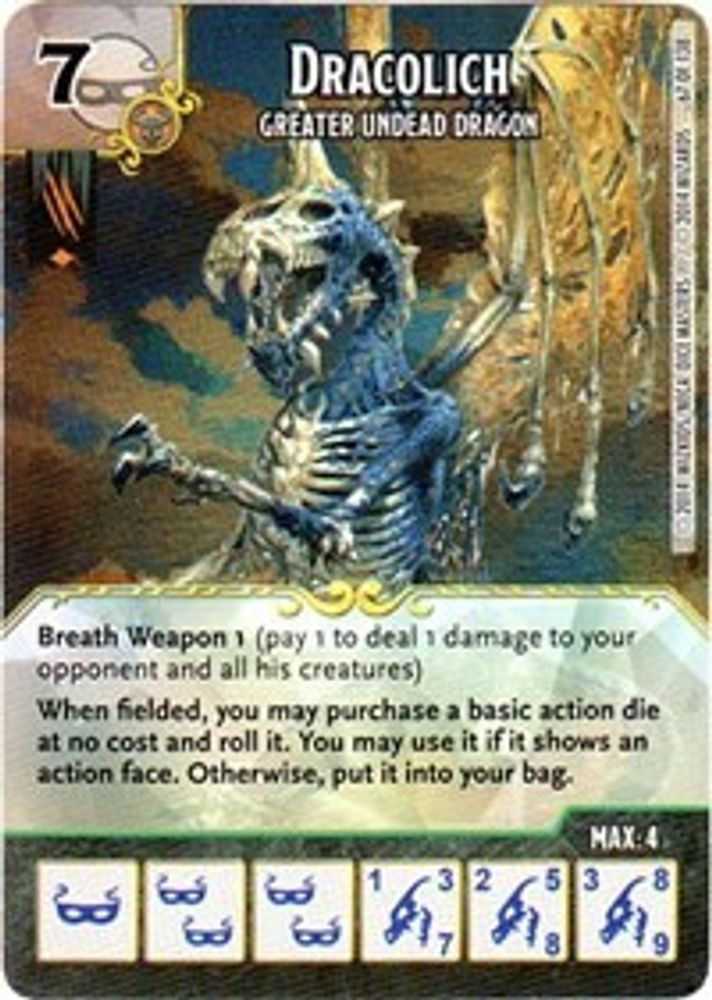 Dracolich - Greater Undead Dragon, Standard, front