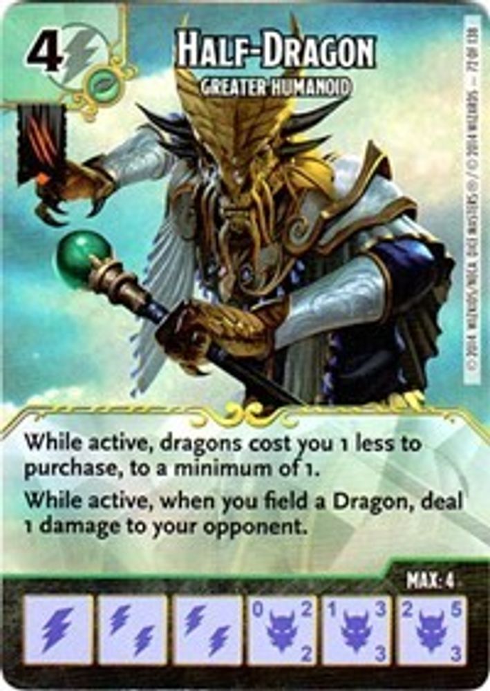 Half-Dragon - Greater Humanoid, Standard, front