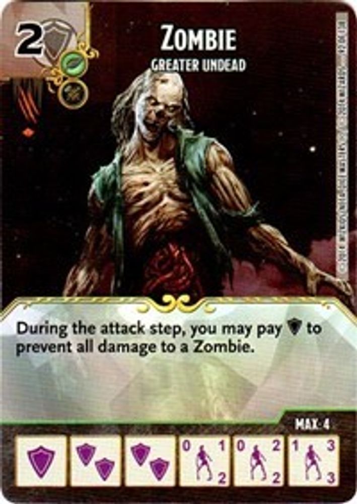 Zombie - Greater Undead, Standard, front