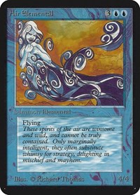 Air Elemental, Alpha Edition