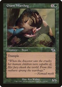Giant Warthog, Judgment
