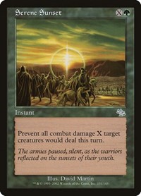 Serene Sunset, Judgment