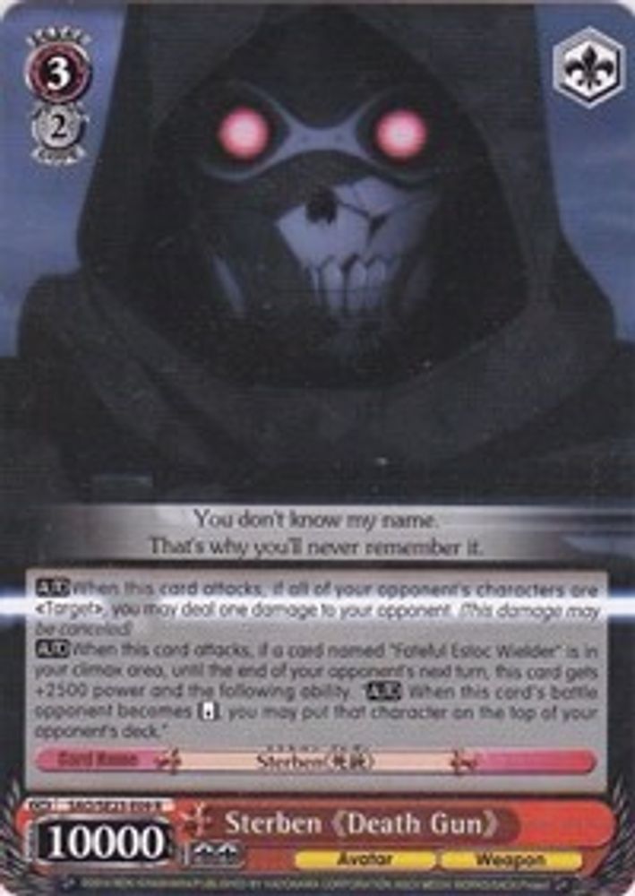 Sterben Death Gun, Standard, front