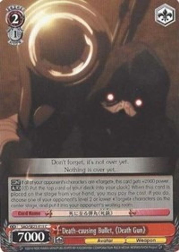 Death-causing Bullet, Death Gun, Standard, front