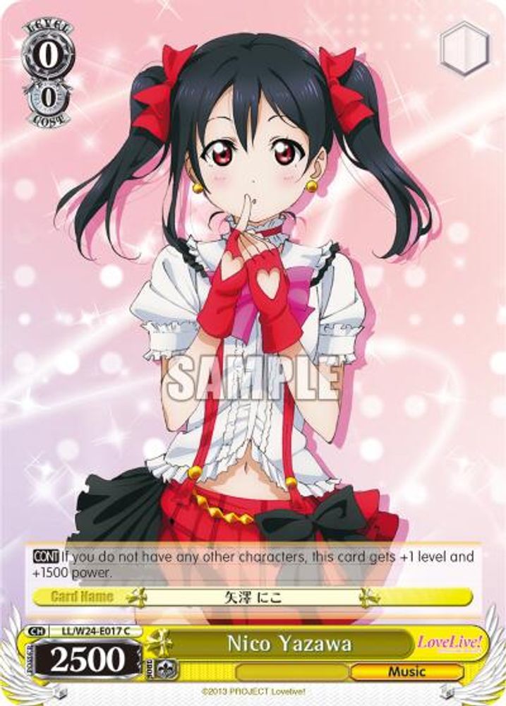 Nico Yazawa, Standard, front