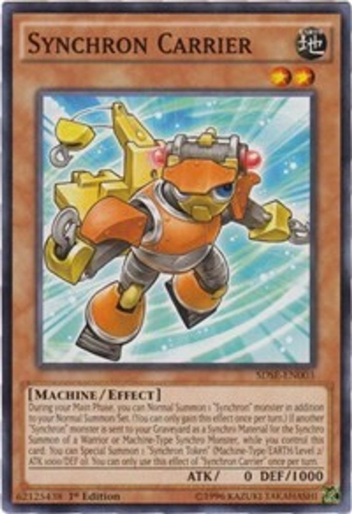 Synchron Carrier, 1st-edition, front