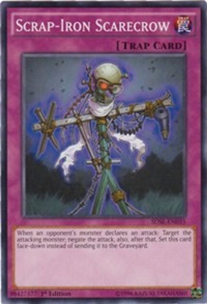 Scrap-Iron Scarecrow, 1st-edition, front