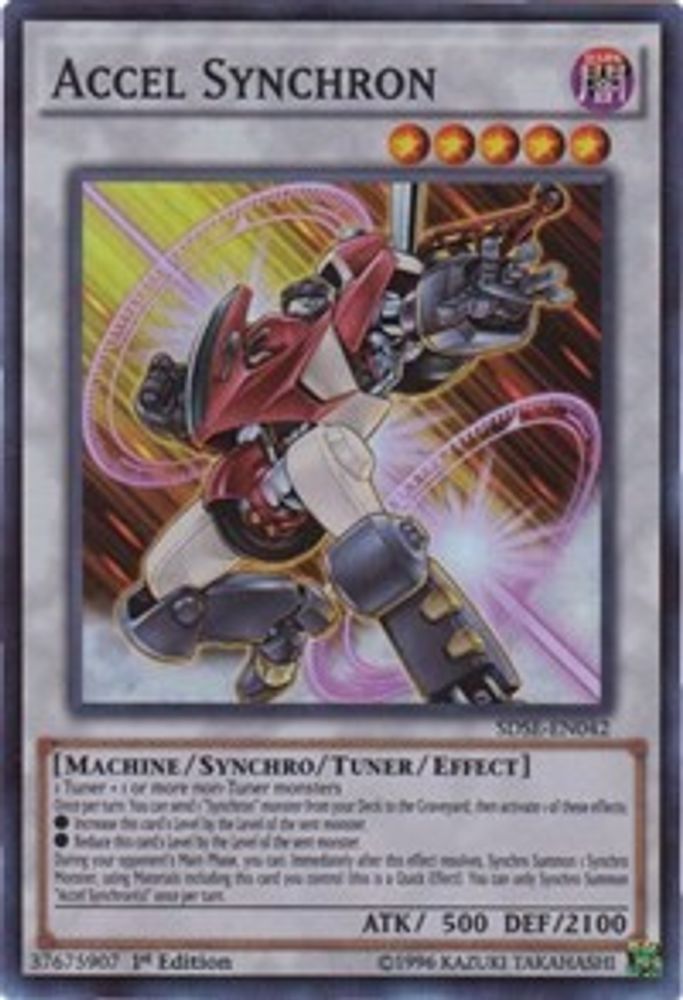 Accel Synchron, 1st-edition, front